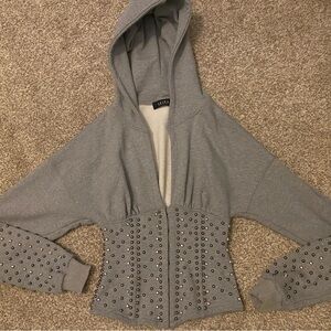 Akira Corset Studded Sweater